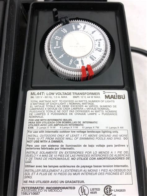 The <b>transformer</b> includes a photocell and digital <b>timer</b>, a ground shield making it safe for use with submersible lights. . Low voltage transformer timer replacement
